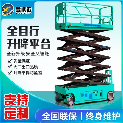 自行走升降机移动式电动升降平台高空作业车电动剪叉式登高车自动 2台图4