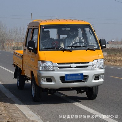 双排电动厢式搬运车平板货车 电动厂区转运车装卸车新能源载货车 1件图3