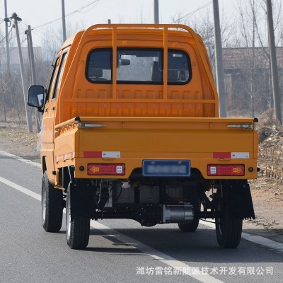 双排电动厢式搬运车平板货车 电动厂区转运车装卸车新能源载货车 1件图5
