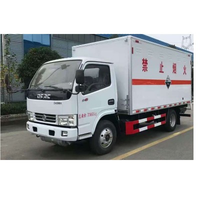 东风4.2米危货车 小型气瓶运输车 天燃气危险品厢式运输车 厢货车  1件图5