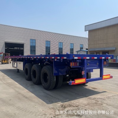 挂车拖车非洲半挂车3桥钢板桥12把锁具集装箱运输车卡车trailer  1件图5