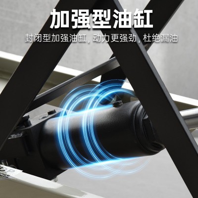 杭叉手动液压升降平台车可移动式升降机小型升降车简易剪叉平台  1台图2