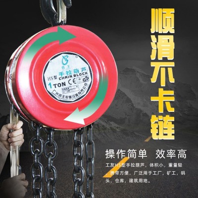 工厂品牌直销工友起重吊葫芦手拉葫芦2t3m家用起重机链条手动倒链  1台图2