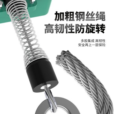 防坠器150kg人体速差式自控器3-50m高空坠落防护自锁器 国标防坠器  1个图3