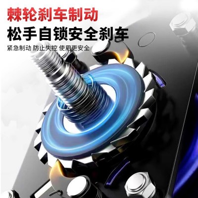 环链手动起重葫芦 HSH型0.75T1.5T3T6T9T吨 链条 式手扳葫芦  1台图3