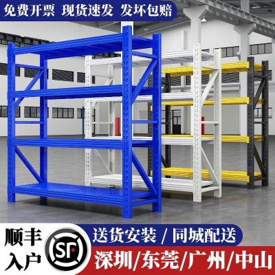 货架仓库货架置物架展示架组合重型多层家用仓储货物架铁架子厂家 1套图5