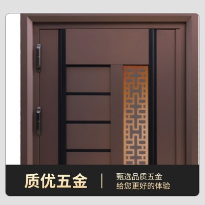 厂家直销横格不锈钢双开门门韩式单门进户通风防盗门多规格入户门  1件图2