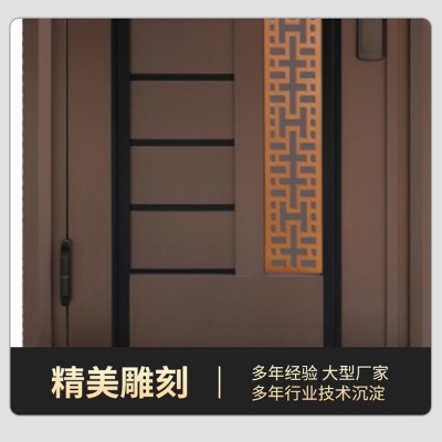 厂家直销横格不锈钢双开门门韩式单门进户通风防盗门多规格入户门  1件图3