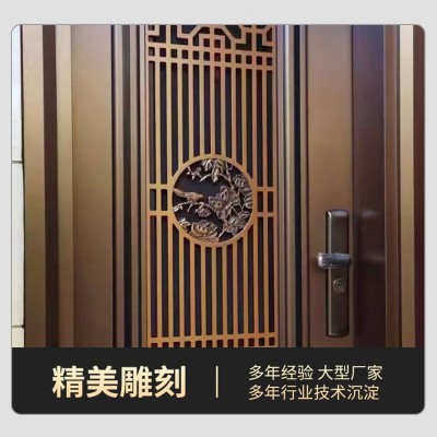 不锈钢入户单门别墅大门双开门防盗门进户不锈钢子母门家用铸铝门  1件图4