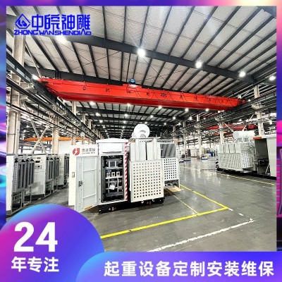 定制厂房航车吊双梁桥式起重机设备LH型行吊 马鞍山和县行车安装  1台
