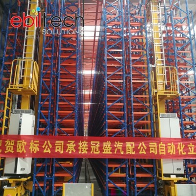 大型智能无人化仓库重型轻型搬运拣选轨道堆垛机定制自动化立体库  1套图3