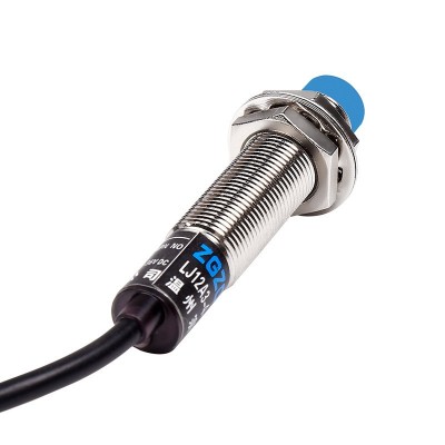 M12电感式接近开关LJ12A3-4-ZBX三线NPN常开12V24V金属感 应传感器 1个图5