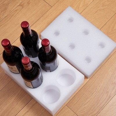 厂家直销6瓶装红酒包装保护套 珍珠棉红酒保护托 红酒快递包装盒  1个图5