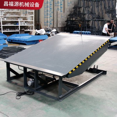 定制固定式登车桥仓储物流装卸平台集装箱电动液压叉车坡道调节板 1台图2