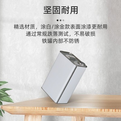 1L马口铁罐化工4L油漆铁桶5L白色固化剂方形铁桶18L机油嘴方铁罐  1个图3