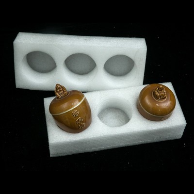 厂家供应珍珠棉泡沫板材 易碎玻璃制品包装定位缓冲酒托珍珠棉  1个图4