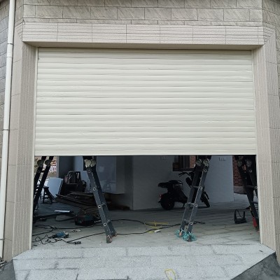 顺顺喜铝合金卷帘门家用车库隔音防盗卷闸门远程手机遥控电动卷闸 1平方米图2