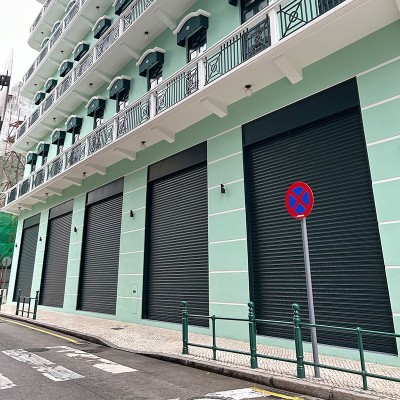 欧式电动卷闸门防盗铝合金车库别墅防盗静音商用商铺电动卷帘门 1平方米图2