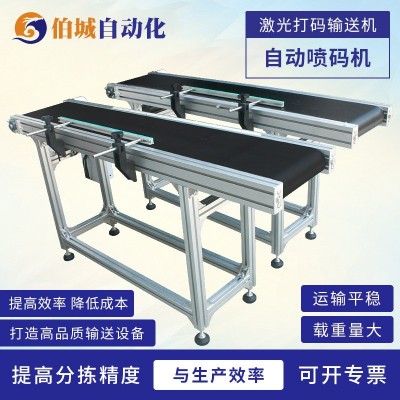 厂家直供激光打码输送机可调速自动喷码机传送台小型输送带可制订 1台图2