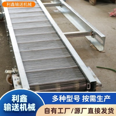 不锈钢网带输送机果蔬清洗烘干全自动流水线小型不锈钢网链输送机 1台图2