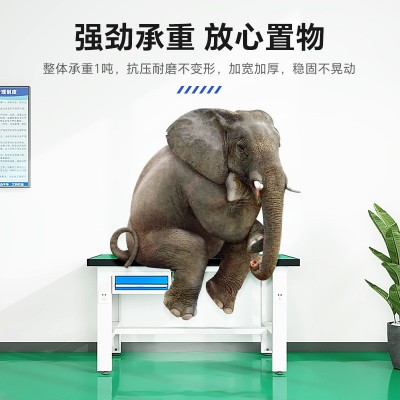 防静电重型工作台 多功能装配维修钳工台 工厂质检维修台子检验桌  1件图4